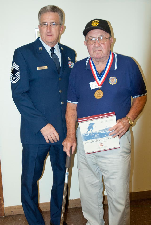 Portrait of Bill Bryant, WWII veteran, Branch 172