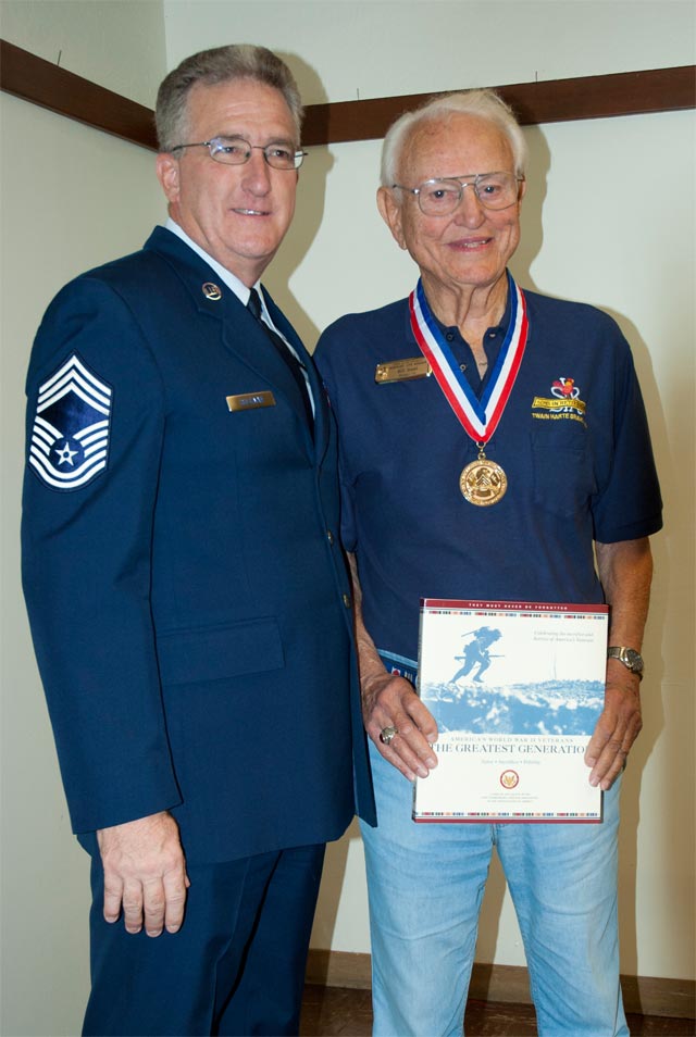 Portrait of Bill Steel, WWII veteran, Branch 172