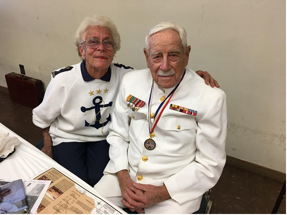 Delton 'Wally' Walling, Pearl Harbor witness, presenting at Branch 172 on January 4, 2018